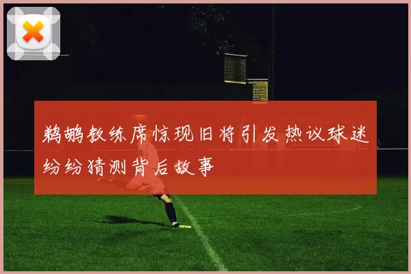 鹈鹕教练席惊现旧将引发热议球迷纷纷猜测背后故事